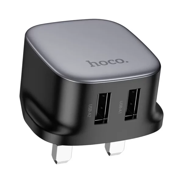 Hoco CS31B Ray 2.1A x 2 Dual Port Fast Charger UK Plug (Without Cable)