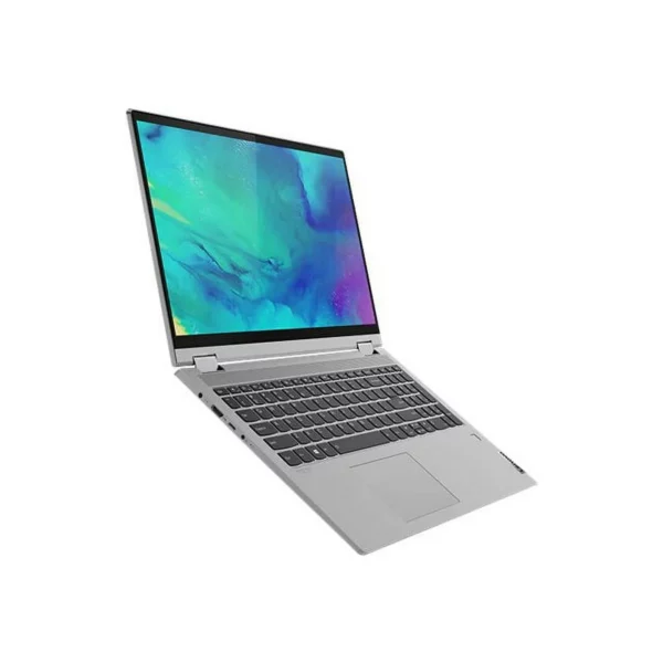 Lenovo Flex 5 i5-1135G7 15.6-inch touchscreen laptop in graphite gray-extended other side